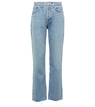 Shop Agolde Lana Mid-rise Jeans In Sway