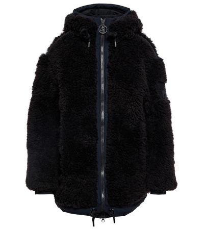Shop Toni Sailer Ellison Faux Fur Hooded Jacket In Black