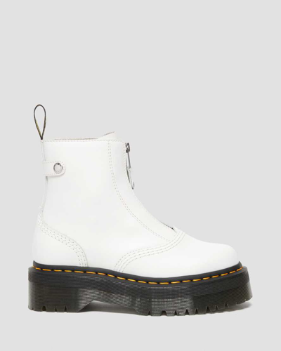 Shop Dr. Martens' Damen Nappa Leder Jetta Plateau Stiefel In White