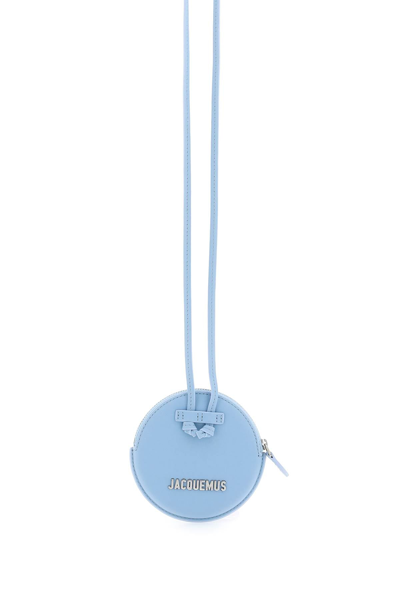 Shop Jacquemus 'le Pitchou' Neck Pouch In Blue