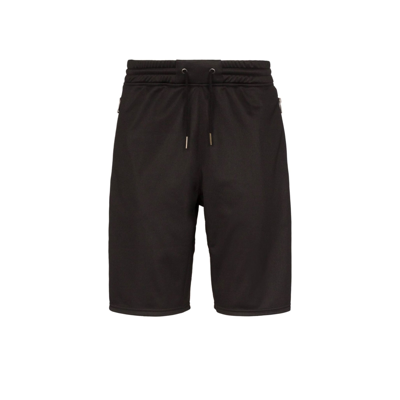 Shop Givenchy Cotton Logo Shorts In Black