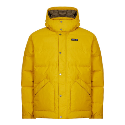 Shop Patagonia Downdrift Jacket In Yellow