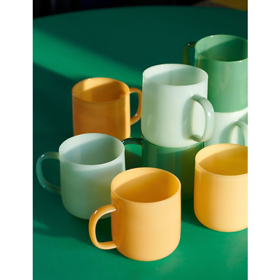 Hay Borosilicate Glass Mug Set Of Two