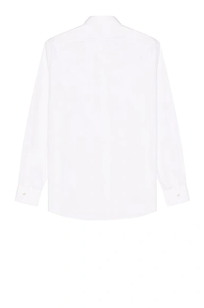 Shop Saint Laurent Dress Shirt In Blanc