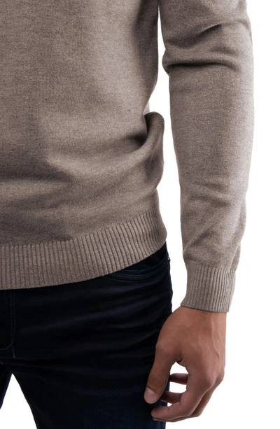X-ray Crew Neck Knit Sweater In Concrete