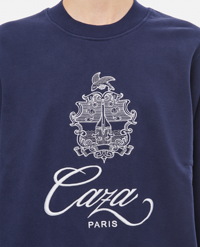 Shop Casablanca Embroidered Sweatshirt In Black