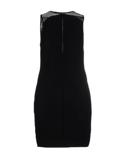 Shop L Agence Short Dress In Black