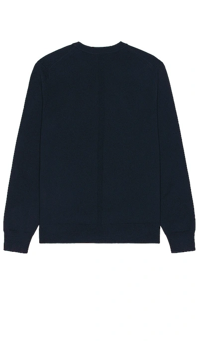 Shop Theory Hilles Crew Fc Cashmere In Light Baltic