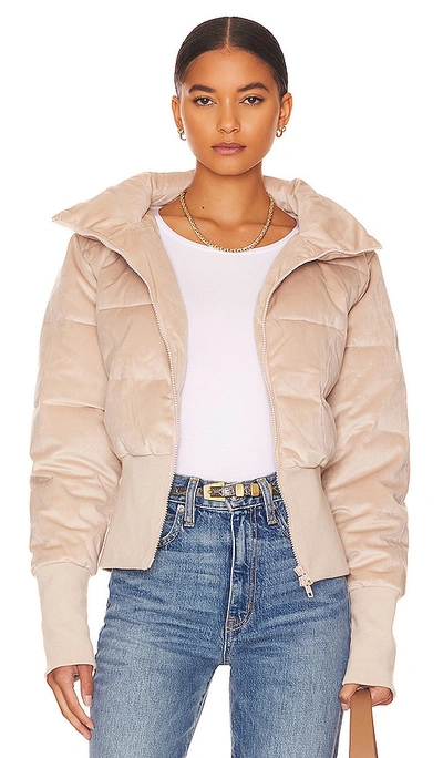 Shop Unreal Fur New Amsterdam Jacket In Taupe