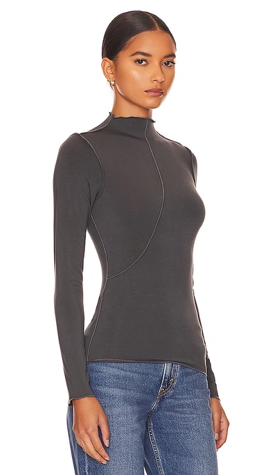Shop The Line By K Zane Top In Deep Grey