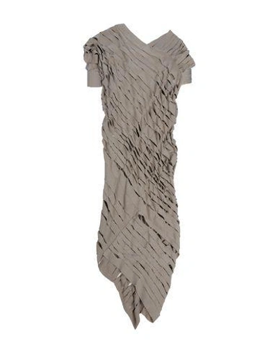 Shop Alessandra Marchi Knee-length Dress In Khaki