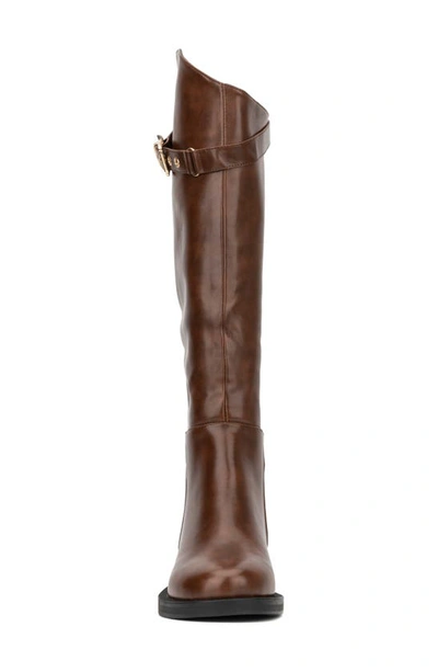 Torgeis Antonella Buckle Boot In Brown