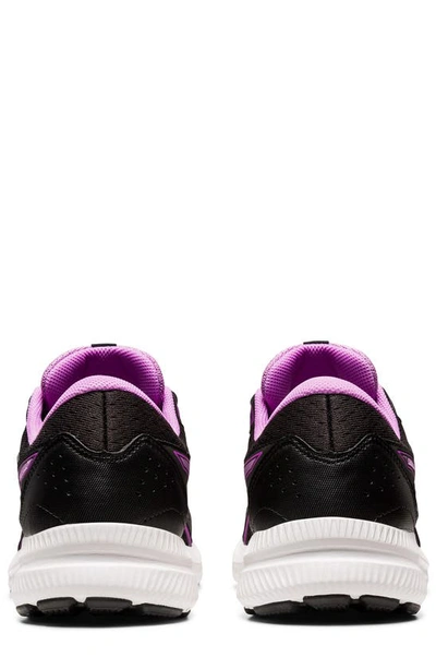 Shop Asics Gel-contend 8 Standard Sneaker In Black/ Orchid