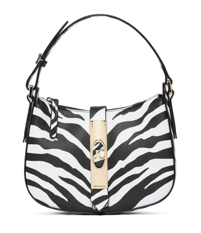 Shop Just Cavalli Zebra Printed Tote Bag In Multi