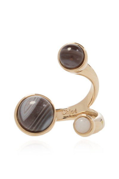 Shop Chloé Zodiac Cancer Ring In Gold