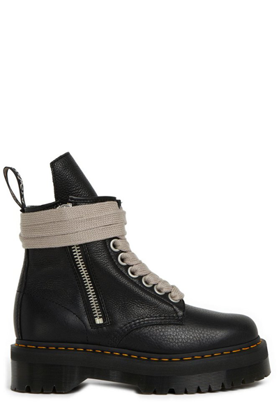 Rick Owens X Dr. Martens Collection Jumbo Lace-up Boots In Black 