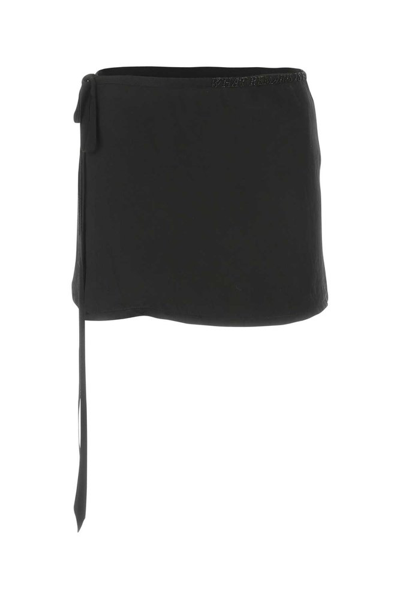 Shop Ann Demeulemeester Mini Skirt In Black