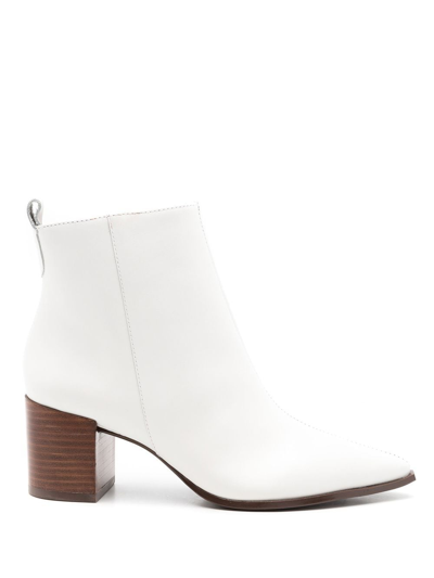 Shop Studio Chofakian Studio 111 Ankle Boots In White