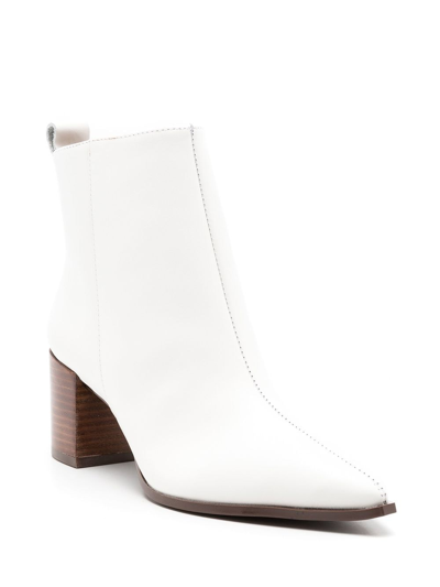 Shop Studio Chofakian Studio 111 Ankle Boots In White