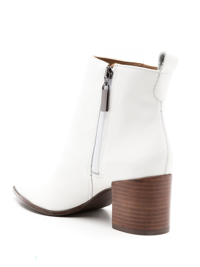 Shop Studio Chofakian Studio 111 Ankle Boots In White