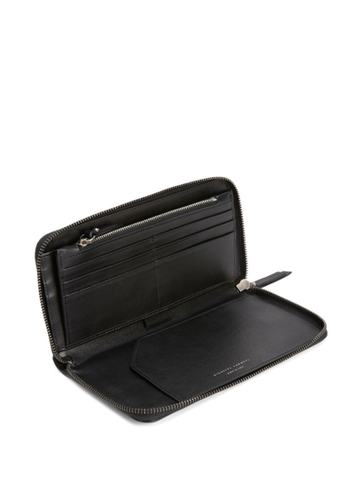 Shop Giuseppe Zanotti Samuel Camouflage-print Wallet In Black