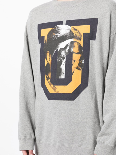 Shop Undercover Graphic-print Sweatshirt In Grey