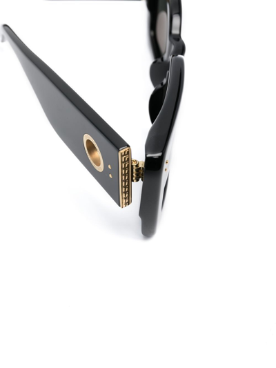 Linda Farrow Nieve Tinted Sunglasses In Black