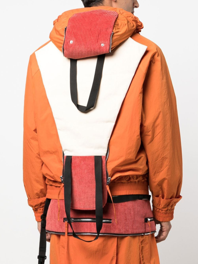 Shop Craig Green Packable Zip-up Jacket In Orange
