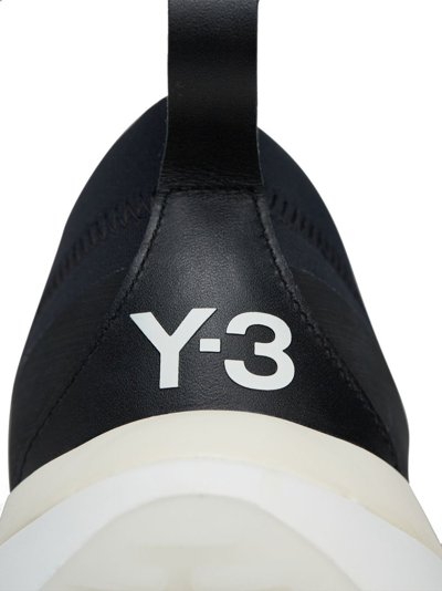 Shop Y-3 Qisan Cozy Sneakers In Black