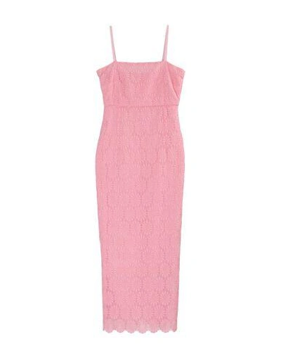 Shop Dondup Midi Dress In Pink