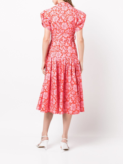 Shop Lhd The Glades Dress In Pink