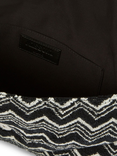 KEITH Z字形图案印花公文包