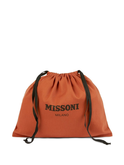 KEITH Z字形图案印花公文包