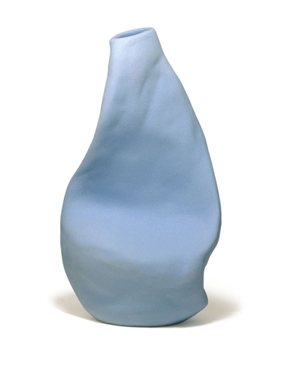 Shop Completedworks Giant Solitude Sculpted Vase In Blue