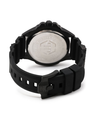 Philipp Plein $kull Quartz 43mm In Black