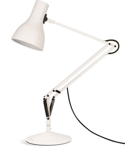 Shop Anglepoise X Paul Smith Type 75 Six Desk Lamp In White