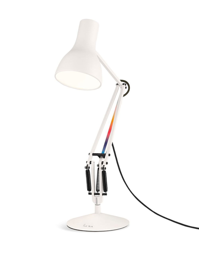 Shop Anglepoise X Paul Smith Type 75 Six Desk Lamp In White