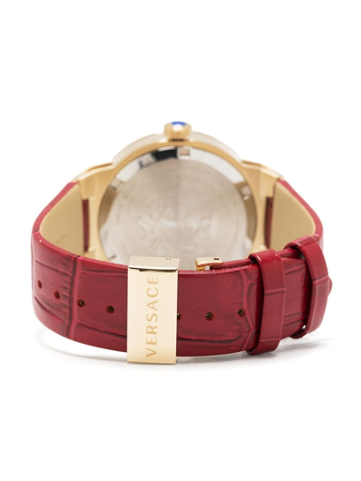 Shop Versace Medusa Infinite 37mm In Red