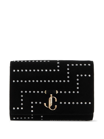 Fendi studded clutch sale