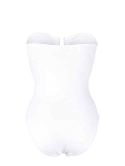 Shop Eres Sweetheart-neck One-piece Swimsuit In White