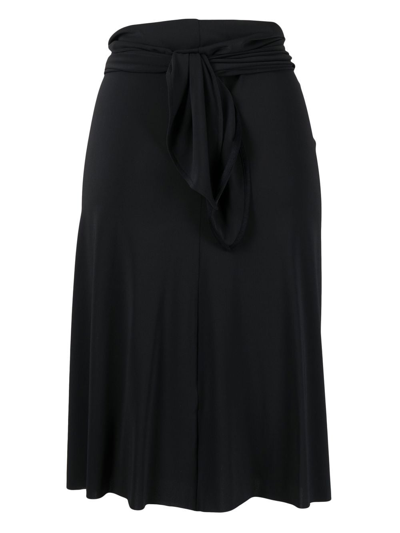 Eres High-waisted Beach Skirt In Black
