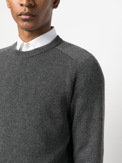 Tom Ford Cashmere Knitted Jumper In Grey