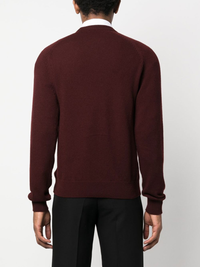 Shop Tom Ford Cashmere Knitted Jumper In Red