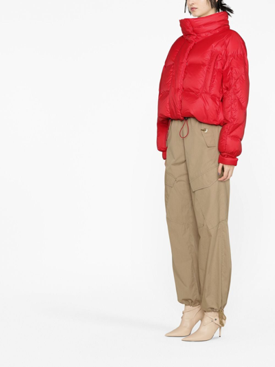 Shop Bacon Feather-down Puffer Coat In Red