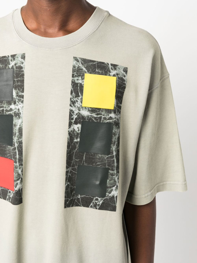 A-cold-wall* Cubist Short-sleeve T-shirt In Neutrals