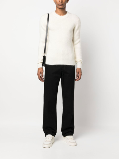 Shop Tom Ford Crew-neck Wool Jumper In White
