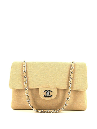 Pre-owned Chanel 1999 Timeless Shoulder Bag In Yellow