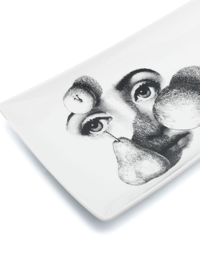 Fornasetti Tema E Variazioni N.218 Tray In White