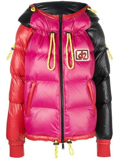 Dsquared2 64th Peak Sports Puffer Jacket In Multicolor | ModeSens