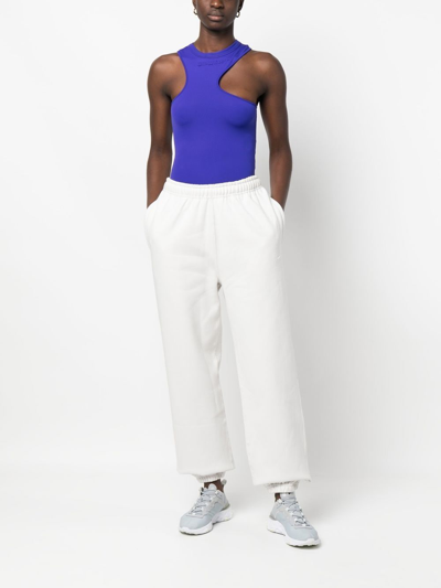 Nike Solo Swoosh Embroidered Track Pants In White